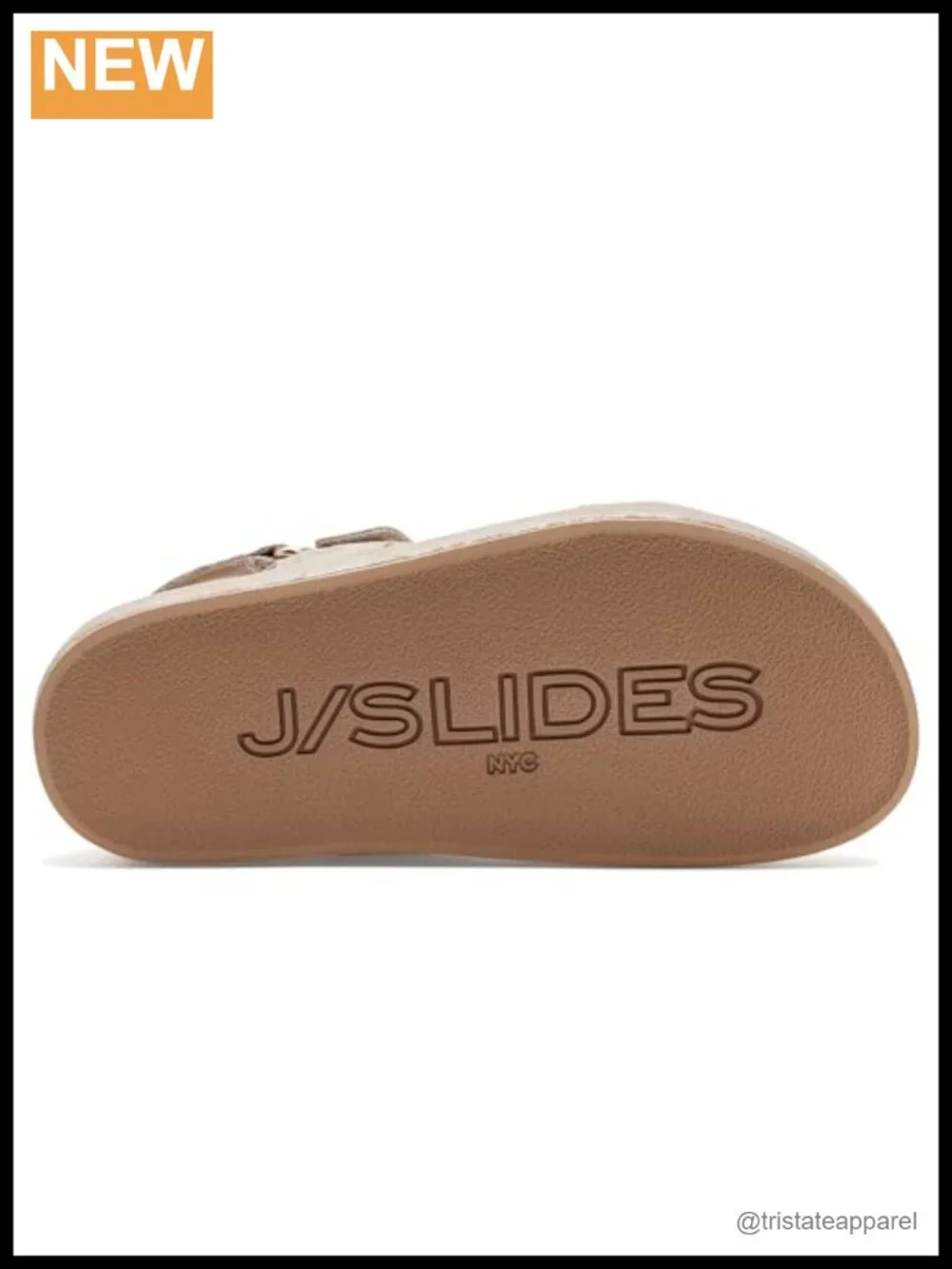 J/Slides Leather Suede Platform Sandals Double Strap Slip On Comfort